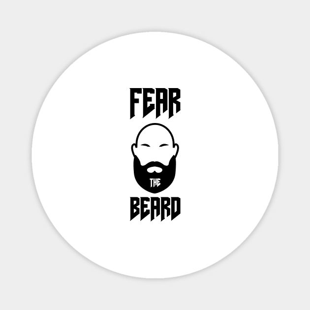 Fear The Beard Magnet by Jitesh Kundra